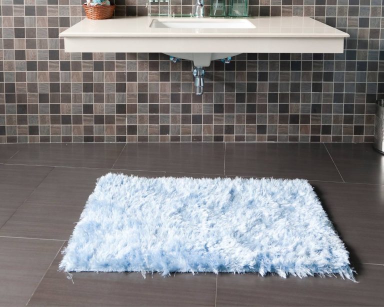 Winter home essentials bathroom mat
