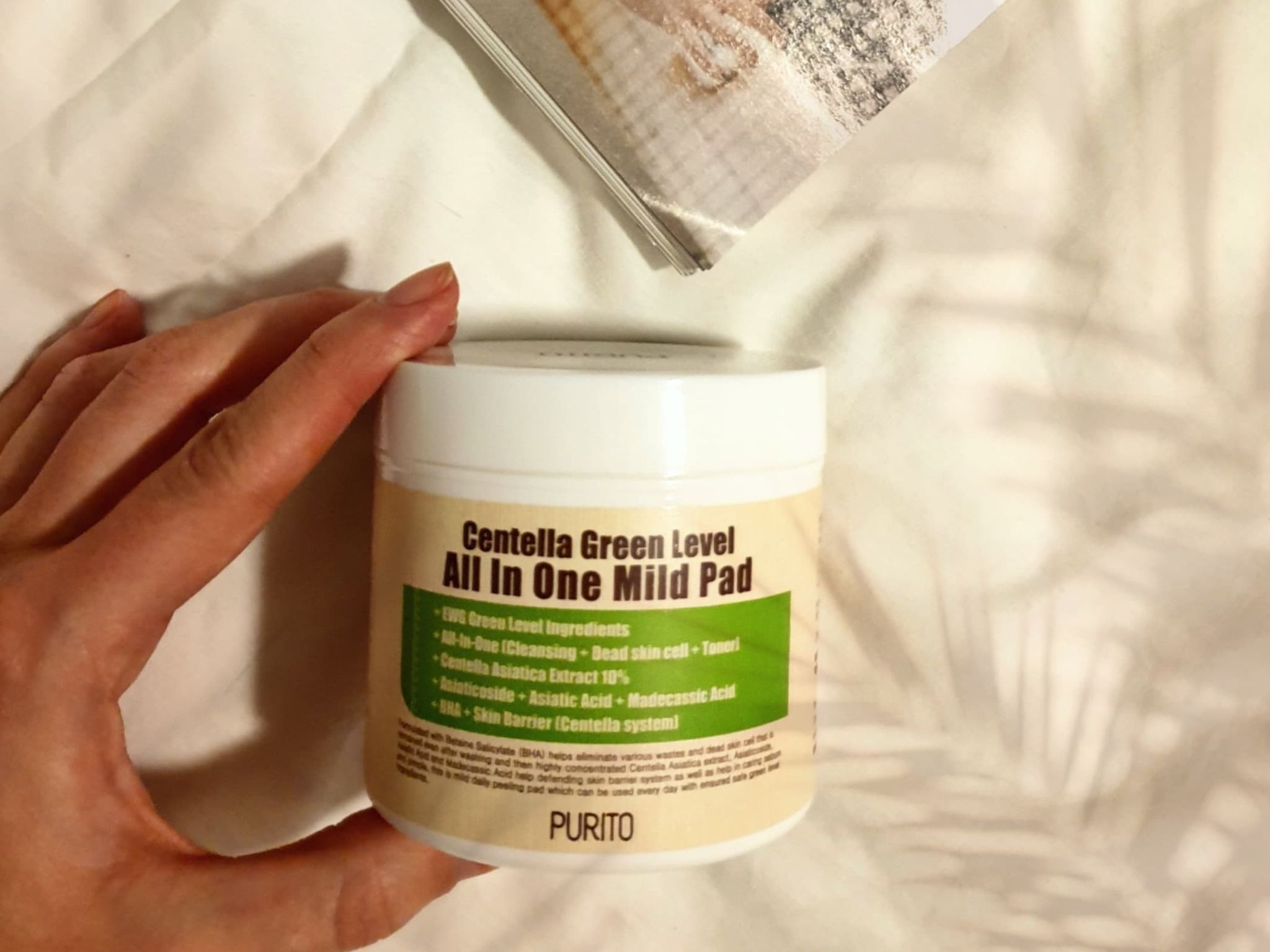 Purito Centella Green Level mild pad